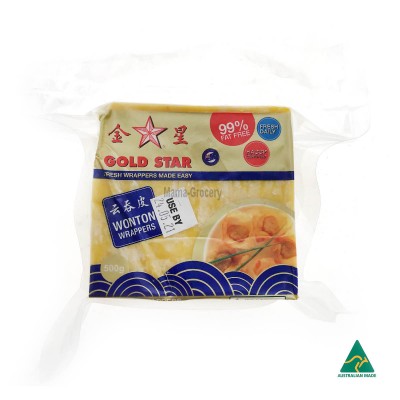 Gold Star Wonton Wrappers 500g